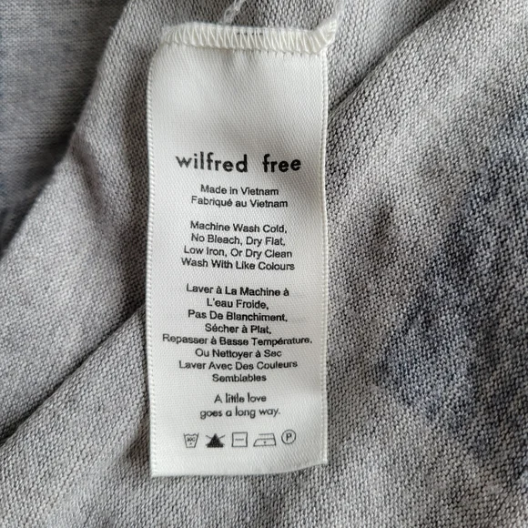 Wilfred Free Geometric Sleeveless Patchwork Neutral Colour Tunic - Picture 6 of 7